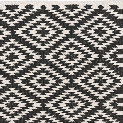 PET-Läufer Apache schwarz-ecru, 60 x 90 cm