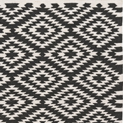 PET-Läufer Apache schwarz-ecru, 70 x 250 cm