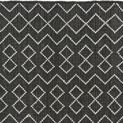 Tunis Teppich schwarz-ecru 140 x 200 cm