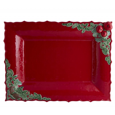 Majolika Platte Natale