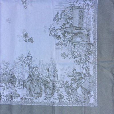 Tischläufer Versailles 50 x 160 cm, grün