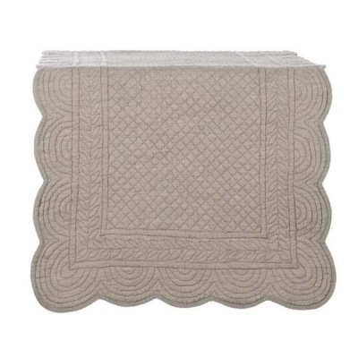 Tischläufer Boutis, warmbeige