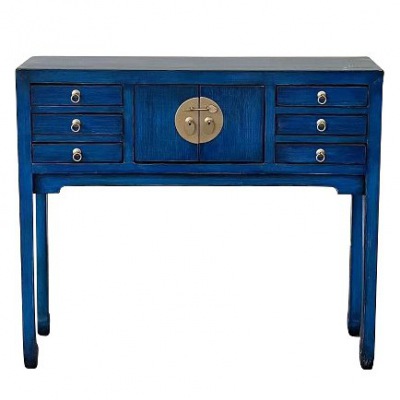 Konsole Yves Vintage blau
