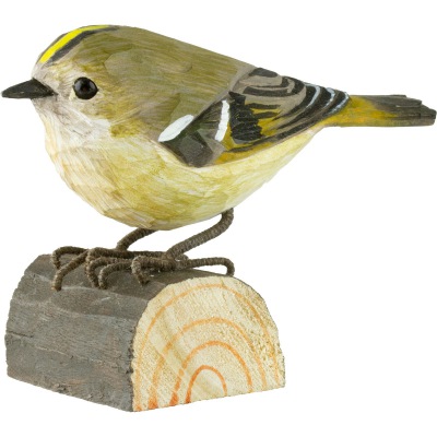 Holzvogel Wintergoldhähnchen 